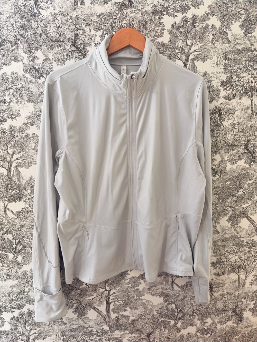 Lululemon Nulux Reflective Running Athletic Jacket Pre-Owned Vapor Plus Size 20 - Picture 3 of 7